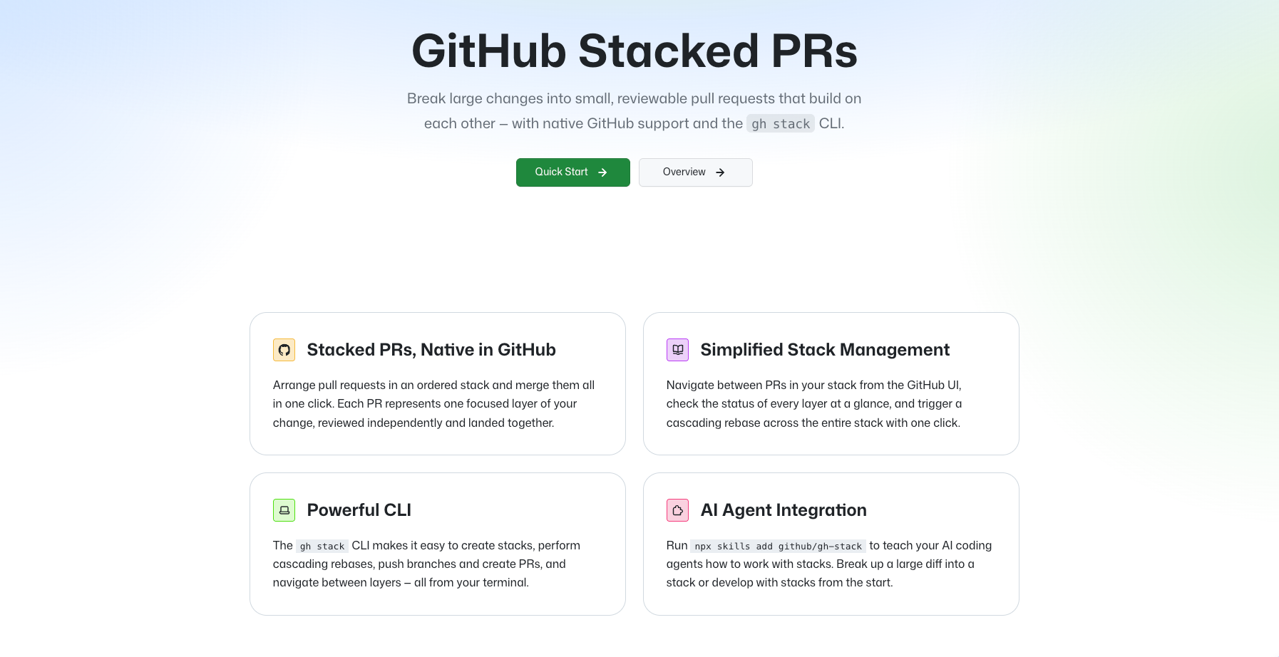 GitHub Stacked PRs：大 PR 终于有了原生拆分方案